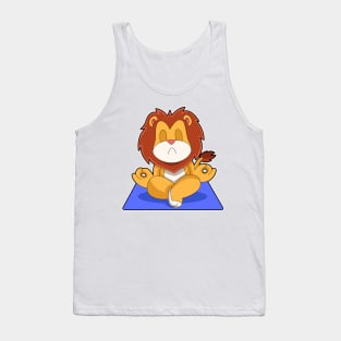 Lion Yoga Meditation Gymnastics Tank Top